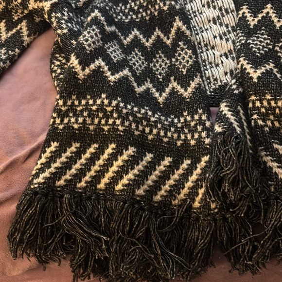 Victoria’s Secret dark cotton alpaca blend sweater 3/4 sleeves size medium women - Picture 3 of 5